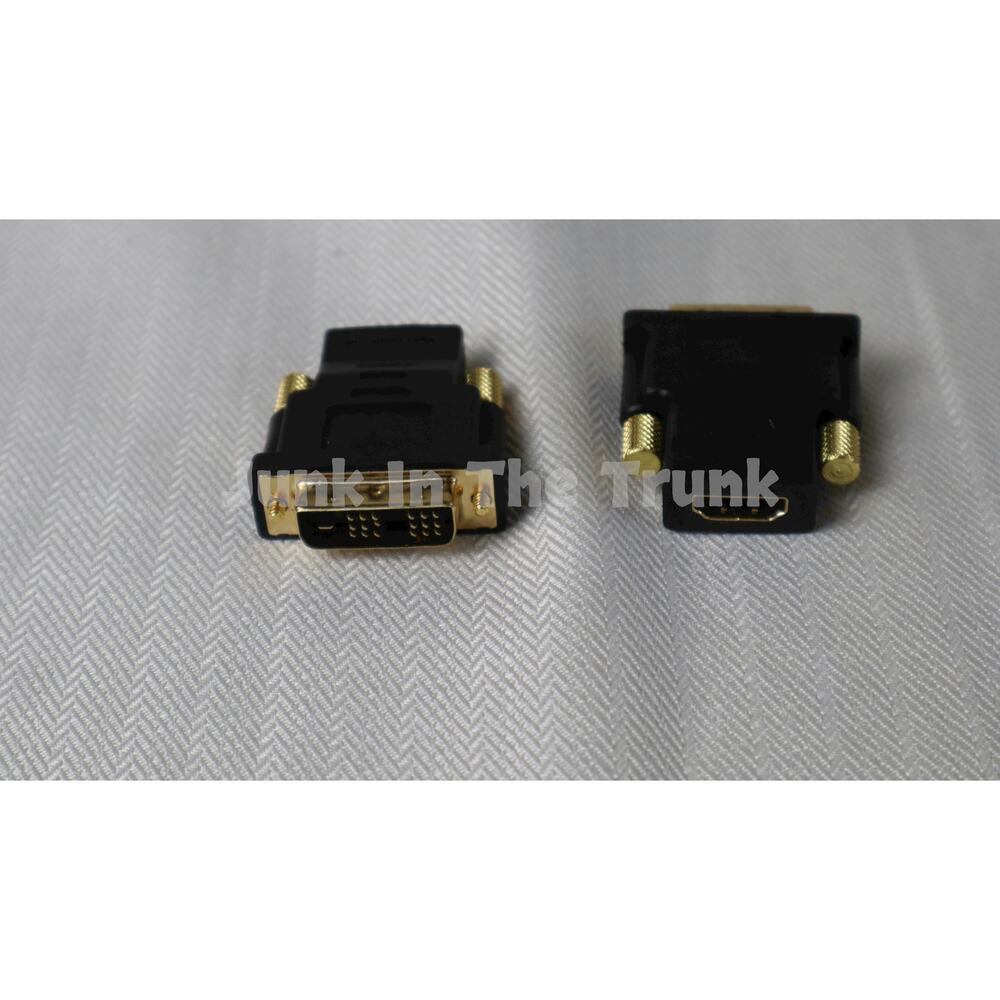 2 DVI-D Male to HDMI Female Adapter